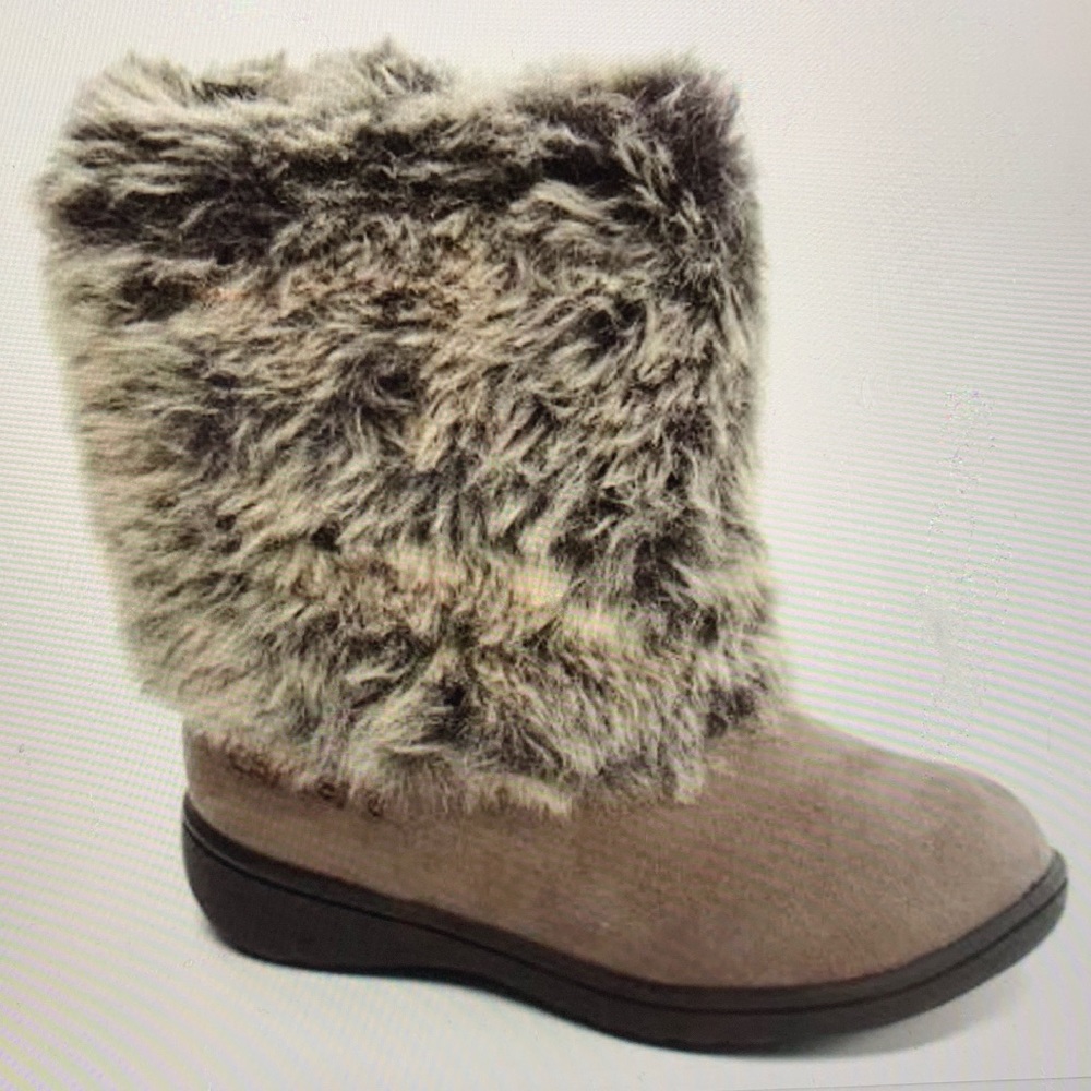 Carters Toddler Girl’s Fur & Suede Winter Boots Size 6